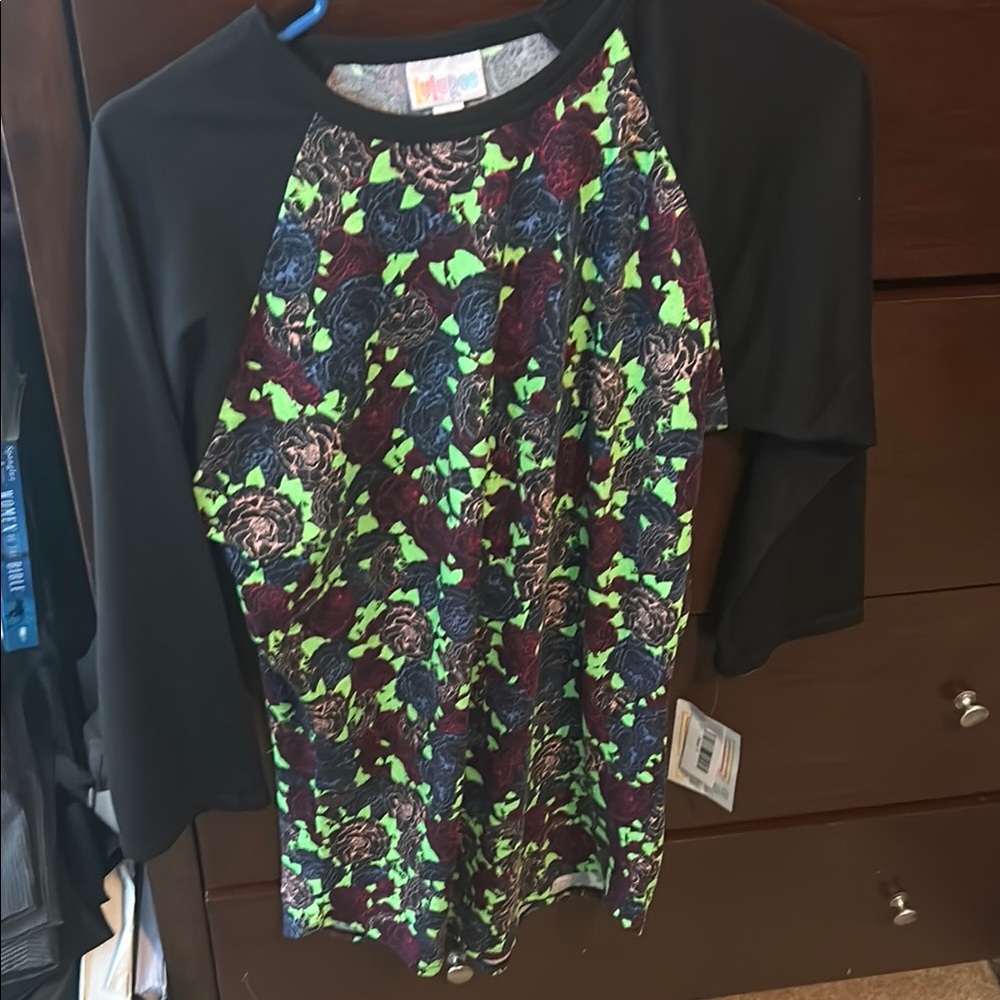 Floral Raglan Sleeve Top